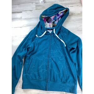 Chihuly Garden And Glass Art Design By Liz Tran Museum Full Zip Hoodie Blue M